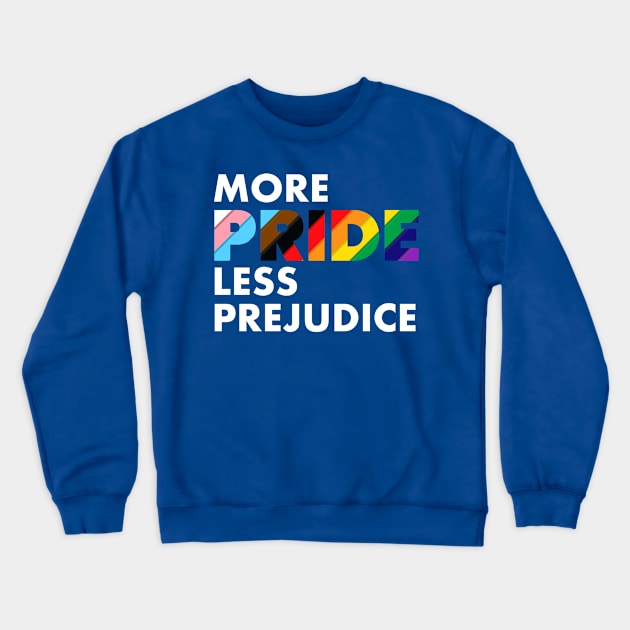 Less Prejudice Crewneck Sweatshirt by machmigo